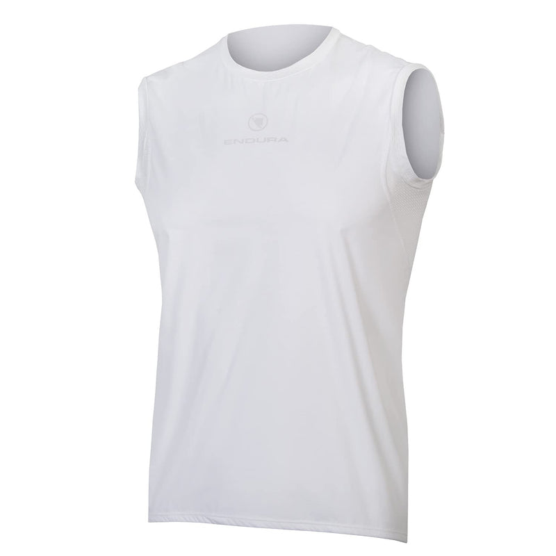 Load image into Gallery viewer, Endura Men&#39;s Translite Windproof Sleeveless Cycling Baselayer White, Small - RACKTRENDZ
