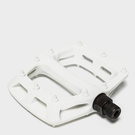 DMR V6 Pedals, 9/16" Plastic Platform White - RACKTRENDZ