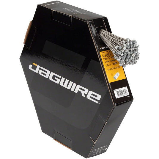 Jagwire, Brake Cables, Basics, MTB, Stainless, 1.5mm, 2000mm, Box of 100 - RACKTRENDZ