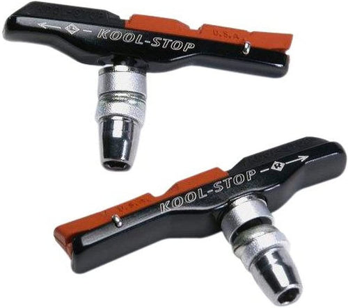 Kool Stop Bicycle V-Type Holder with Brake Pads, Dual Compound - RACKTRENDZ