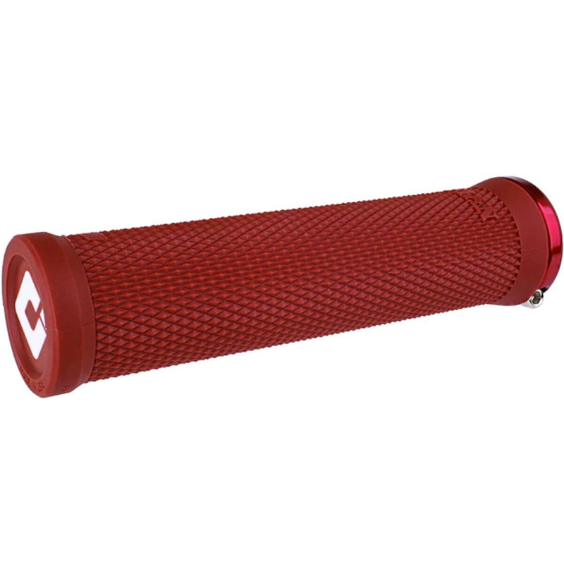 Load image into Gallery viewer, ODI Ruffian v2.1 Lock-On Grips - Red - RACKTRENDZ
