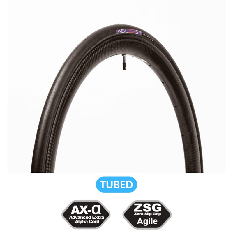 Load image into Gallery viewer, Agilest Folding Road Tires 700x25C Black/Amber - RACKTRENDZ
