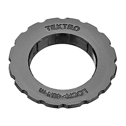 Tektro Steel Centerlock Lock Ring Black, 15-20mm Axle - RACKTRENDZ