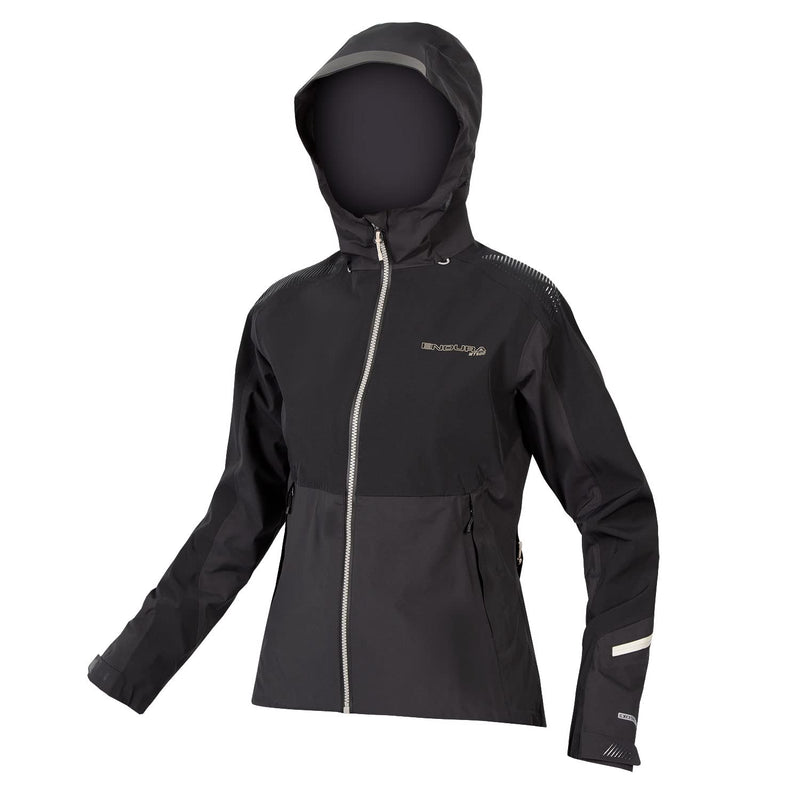 Load image into Gallery viewer, Endura Women&#39;s MT500 Waterproof Cycling Jacket - Ultimate MTB Protection Black, X-Small - RACKTRENDZ
