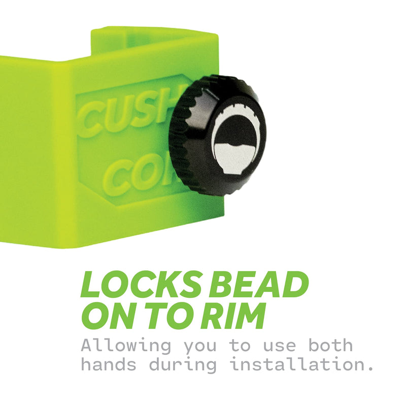 Load image into Gallery viewer, CushCore Bead Bro - Locks Bead in Place, Rubber Bumper, Strong &amp; Durable Plastic, Works with Any Wheel Size &amp; Rim Width, Wheel Insert Installation Tool for Easy Installation, Bead Bro (Single) - RACKTRENDZ
