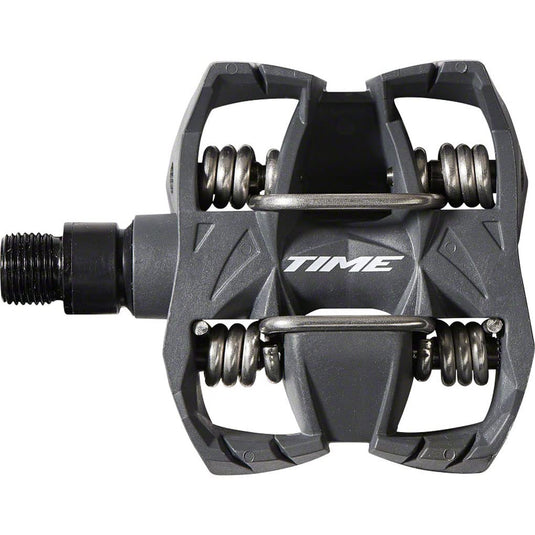 TIME, ATAC MX 2, Pedals, Body: Composite, Spindle: Steel, 9/16'', Grey, Pair - RACKTRENDZ