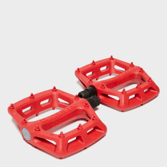 DMR V6 Pedals, 9/16" Plastic Platform Red - RACKTRENDZ