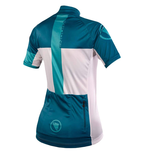 Endura Women's Hyperon Short Sleeve Cycling Jersey II White, X-Large - RACKTRENDZ