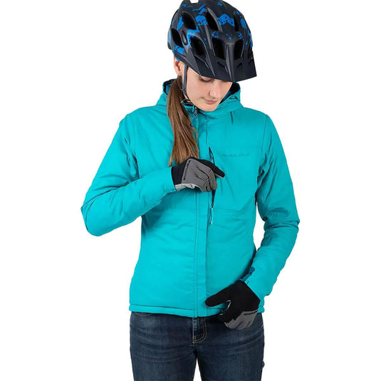 Endura Women's Hummvee FlipJak Cycling Jacket - Reversible & Lightweight Jacket Pacific Blue, X-Small - RACKTRENDZ