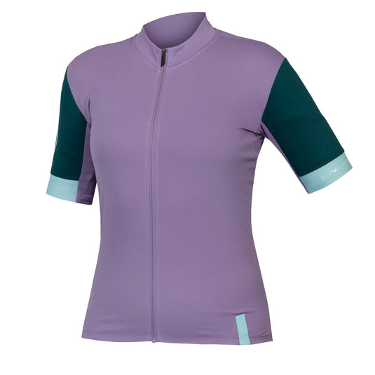 Endura Women's FS260 Short Sleeve Road Cycling Jersey Violet, X-Large - RACKTRENDZ