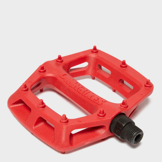 DMR V6 Pedals, 9/16" Plastic Platform Red - RACKTRENDZ