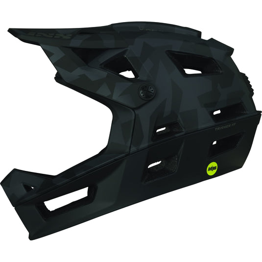 iXS Helmet Trigger FF MIPS Camo Black ML (58-62cm) - RACKTRENDZ