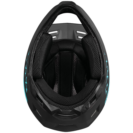 IXS Xult DH Unisex Adult Mountain Bike/E-Bike/BMX Full Face Helmet, Blue Lagoon, Medium - RACKTRENDZ