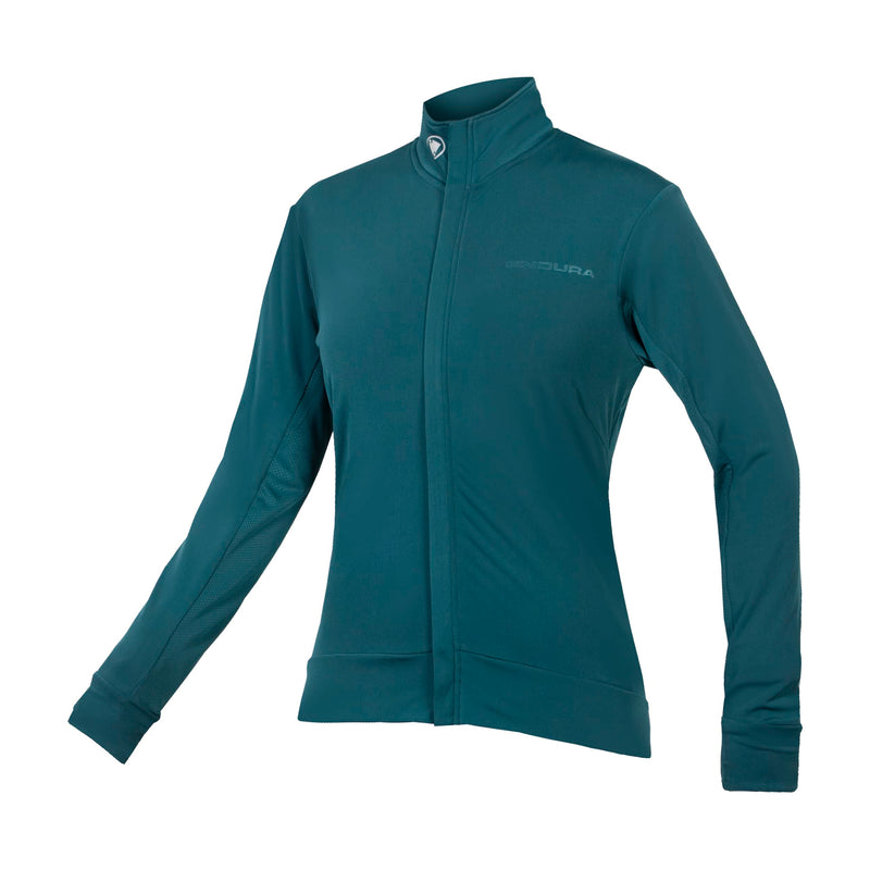 Load image into Gallery viewer, Endura Womens Xtract Roubaix Long Sleeve Cycling Jersey Deep Teal, X-Large - RACKTRENDZ
