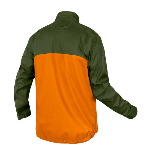 Endura Men's MT500 Lite Pullover Waterproof Cycling MTB Jacket, Harvest/Green, Large - RACKTRENDZ