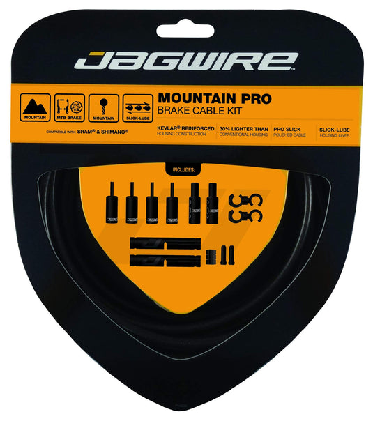 Jagwire PCK409 Pro Mountain Brake Cable Kit, Stealth Black, TU EU - RACKTRENDZ