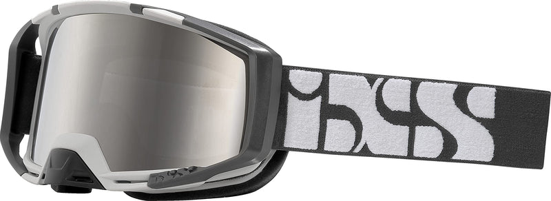 Load image into Gallery viewer, IXS Hack Goggle Trigger Racing Clear White/Mirror Clear Standard, 45mm Elastic Strap, Unobstructed Pereferal Vision (178°x78°), 3ply Foam for Increased Comfort, Roll-Off/Tear-Off Compatibility - RACKTRENDZ
