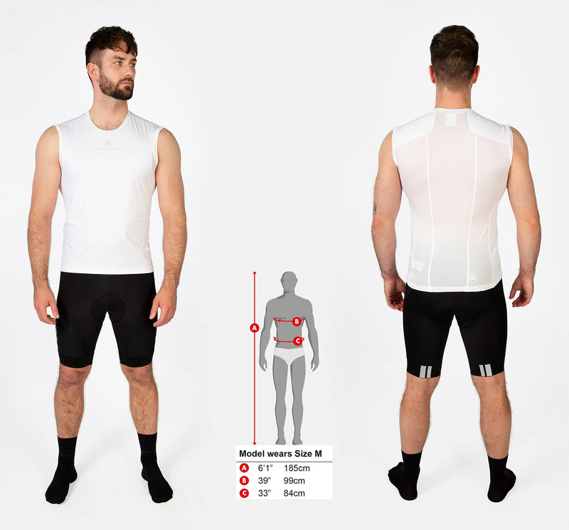 Load image into Gallery viewer, Endura Men&#39;s Translite Windproof Sleeveless Cycling Baselayer White, Large - RACKTRENDZ
