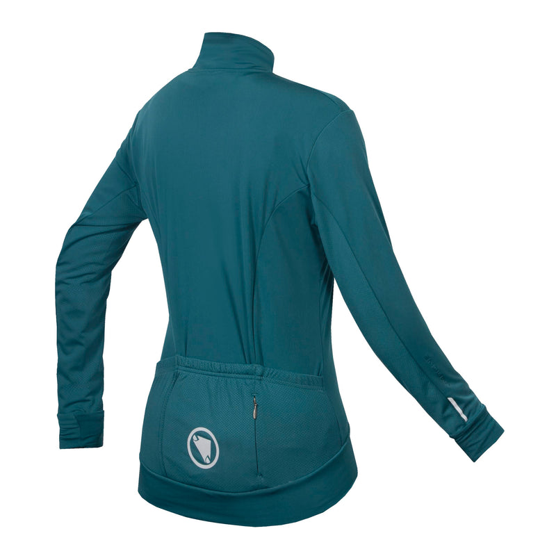 Load image into Gallery viewer, Endura Womens Xtract Roubaix Long Sleeve Cycling Jersey Deep Teal, Small - RACKTRENDZ
