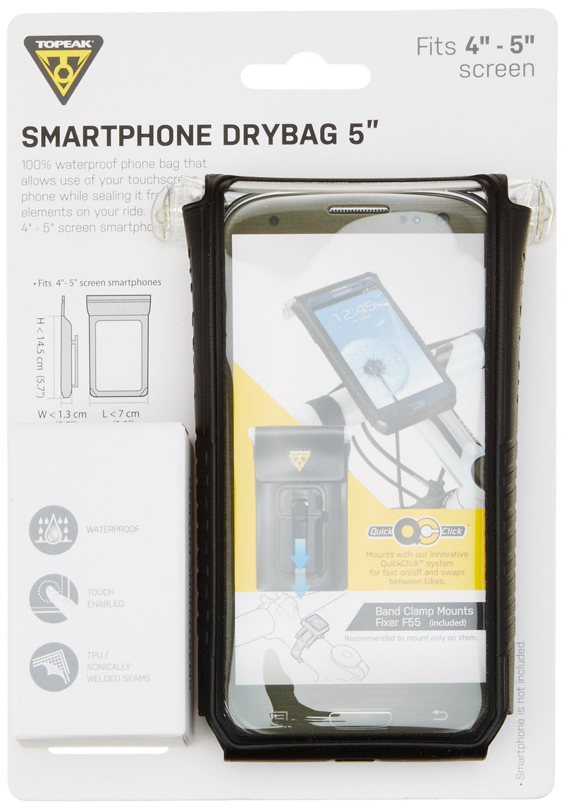 Load image into Gallery viewer, Topeak Smartphone Dry Bag for 4-5-Inch Screen Phones, Black - RACKTRENDZ
