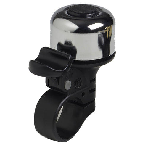 Mirrycle Corp Incredibell Brass Solo Bicycle Bell, Silver - RACKTRENDZ