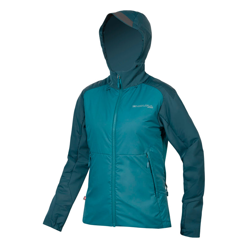 Load image into Gallery viewer, Endura Women&#39;s MT500 Freezing Point Cycling Jacket, Deep Teal, X-Small - RACKTRENDZ

