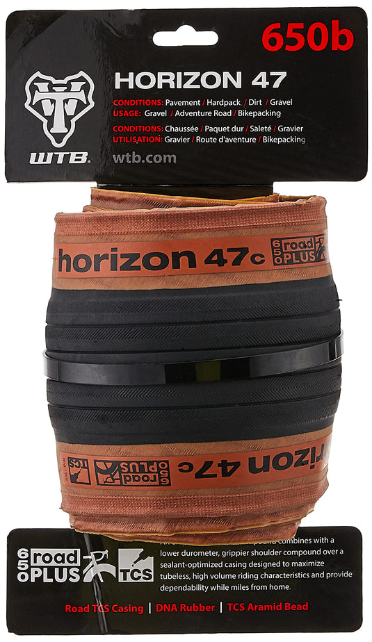 WTB Horizon 650b x 47 Road Plus TCS - Tubeless Compatible System tire - RACKTRENDZ