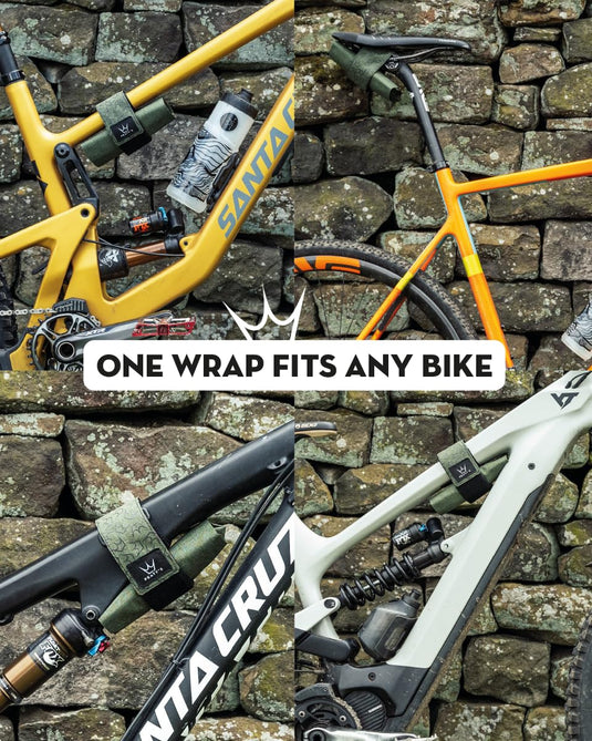 Peaty's Holdfast Trail Tool Wrap - Super Secure, No Slip or Rattle, Modular Design, Waterproof, Storage Frame Bag with Zip Pouch Pocket, Fits Anywhere, for MTB Road Gravel Ebike Mountain Bike - Green - RACKTRENDZ