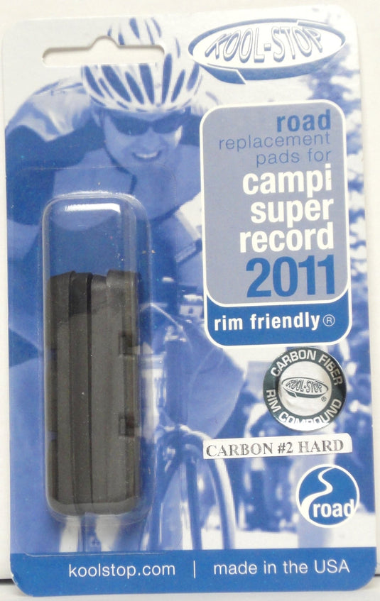 Kool Stop Campy Super Record Pad Insert, Carbon 