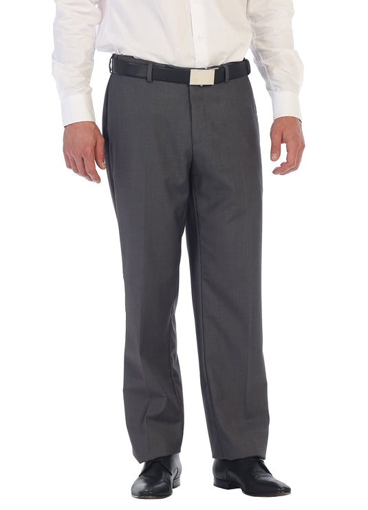Gioberti Men's Hidden Expandable Waist Dress Pants, Brown, Size 38-30 - RACKTRENDZ