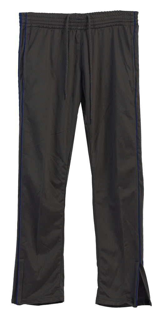 Gioberti Boys Track Running Sport Athletic Pants, Elastic Waist, Zip Bottom, Charcoal, Size 8 - RACKTRENDZ
