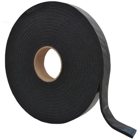 AP Product 018-3161531 - Black Foam Cap Tape 3/16″ x 1-1/2″ x 30′ - RACKTRENDZ