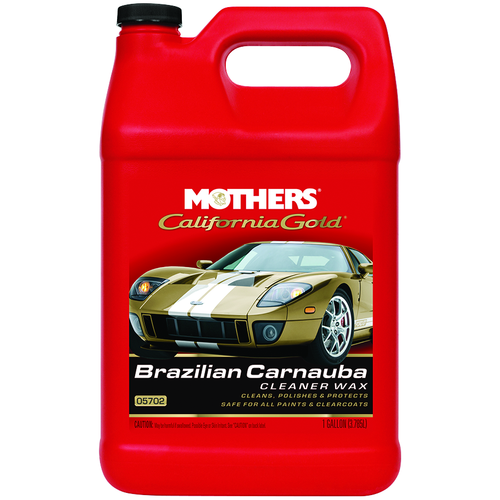 Mothers 05702 - California Gold® Brazilian Carnauba Cleaner Wax, 1 Gallon (1 Unit) - RACKTRENDZ
