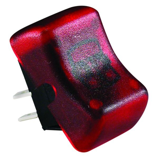 ILLUMNATED ON/OFF ROCKER SWITCH, RED