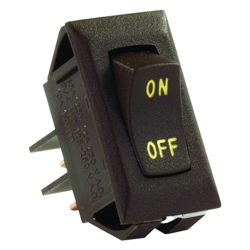 LABELED 12V ON/OFF SWITCH, BROWN