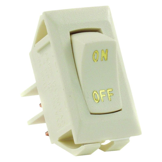 LABELED 12V ON/OFF SWITCH, IVORY