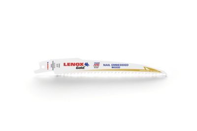 Lenox 21060656GR - Lenox Gold® Power Arc Curved Wood Reciprocating Saw Blades - 5-Pack - RACKTRENDZ