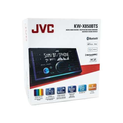 JVC KW-X850BTS - 2-Din Digital Multimedia Receiver - RACKTRENDZ