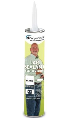 Dicor 501LSB-1 - Self Leveling Lap Sealant - Black (Case of 12 x 10.3 oz) - RACKTRENDZ