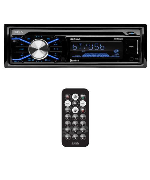 Boss 508UAB - Single-DIN, CD/MP3 Player Bluetooth - RACKTRENDZ
