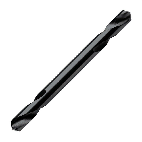 Irwin Tools 60612 - (1) Double-End Black Oxide Coated High Speed Steel Fractional Drill Bit - 3/16