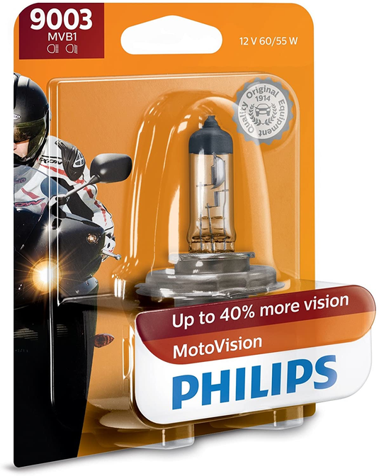 Philips MotoVision 9003 Pack of 1 - RACKTRENDZ