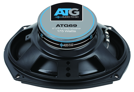 ATG ATG69 - ATG Audio 6X9 3-Way Coaxial Speakers w/ Grill - RACKTRENDZ