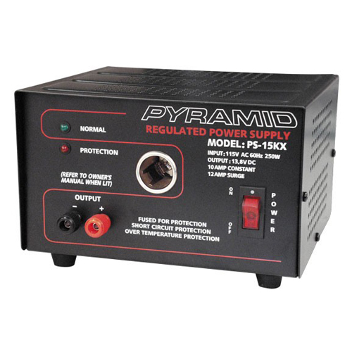 Pyramid PS15KX - Power Supply 10 Amp 13.8V - RACKTRENDZ