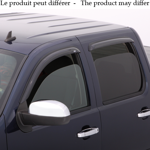 Load image into Gallery viewer, Stampede® • 61100-2 • Tape-Onz • Rain Deflectors • Ford F-150 (Crew Cab) 15-23 / F-250,350,450 (Crew Cab) 17-23 - RACKTRENDZ
