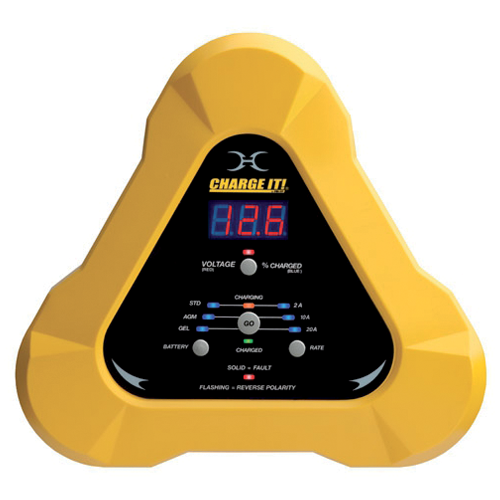Solar 4520 - Automatic Battery Charger with LED Progress Indicator - RACKTRENDZ