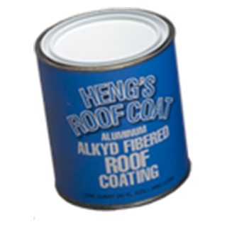 Heng's 43032 - 32 oz. Fibered Metal Silver Roof Coating - RACKTRENDZ