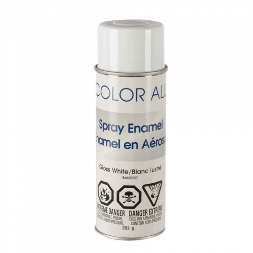 Krylon B460500 - Color All Enamel Spray Paint - Gloss White - 16 oz - RACKTRENDZ