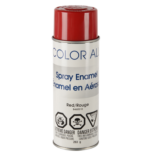 Krylon B460510-6 - Color All Enamel Spray Paint - Gloss Red - 16 oz - Pack of 6 - RACKTRENDZ