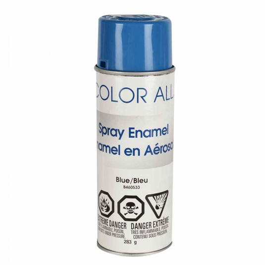 Krylon B460533-6 - Color All Enamel Spray Paint - Gloss Blue - 16 oz - Pack of 6 - RACKTRENDZ
